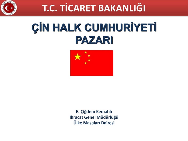 Çin Halk Cumhuriyeti Pazar Araştırması